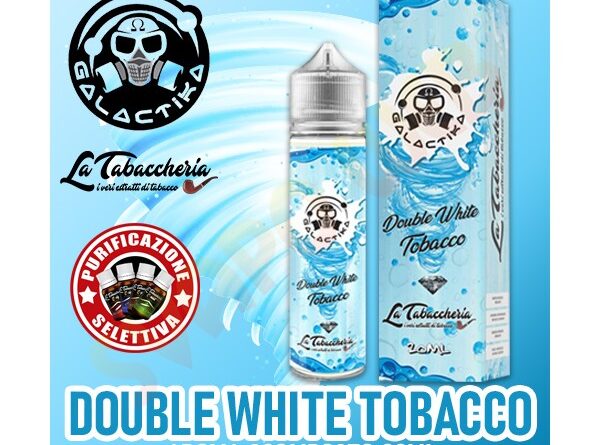 Galactika Double White Tobacco Aroma 20 ml Galactika Mod Double White Tobacco Concentrato 20ml 600x445