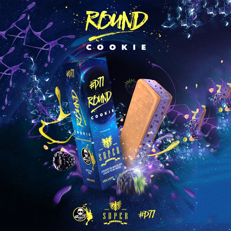 SUPER FLAVOR ROUND COOKIE super flavor round cookie SUPER FLAVOR ROUND COOKIE DANIELINO77 D77 50 ML MIX &#038; VAPE Super Flavor Round Cookie Aroma 50ml Mix Danielino77 Liquido per Sigaretta Elettronica