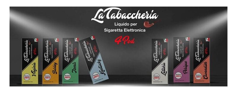 LA TABACCHERIA BLACK LINE 4 POD LIQUIDI PRONTI la tabaccheria black line 4 pod liquidi pronti LA TABACCHERIA BLACK LINE 4 POD LIQUIDI PRONTI liquidi pronti black line 4 pod la tabaccheria e1610948533419