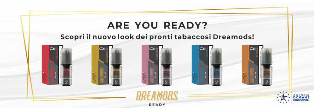 Dreamods Liquidi Pronti 10ml   Banner sito