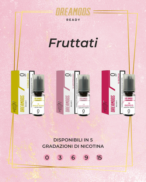 dreamods liquidi pronti 10ml Dreamods Liquidi Pronti 10ml Post Social Fruttati 2