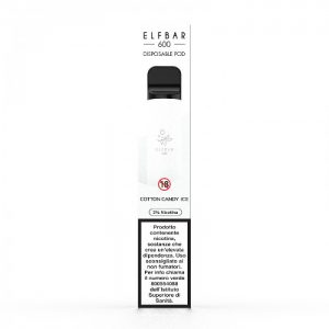 ELFBAR 600 USA E GETTA POD POD COTTON CANDY ICE 20 MG/ML