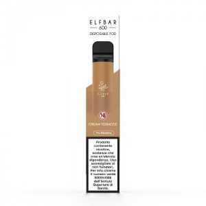 ELFBAR 600 USA E GETTA POD POD CREAM TOBACCO 20 MG/ML elfbar sigaretta elettronica usa e getta ElfBar sigaretta elettronica usa e getta elfbar 600 disposable pod cream tobacco 20 mg ml  300x300