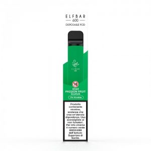 ELFBAR 600 USA E GETTA POD POD KIWI PASSION FRUIT GUAVA 20 MG/ML