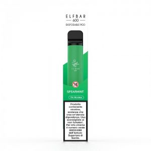 ELFBAR 600 USA E GETTA POD POD SPEARMINT 20 MG/ML elfbar 0mg sigaretta elettronica ElfBar 0mg sigaretta elettronica usa e getta elfbar 600 disposable pod spearmint 20 mg ml  300x300