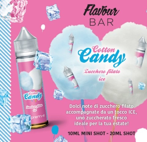 flavour bar Supreme Flavour Bar Bull Ice e Cotton Candy Ice cotton candy ice supreme 20 ml