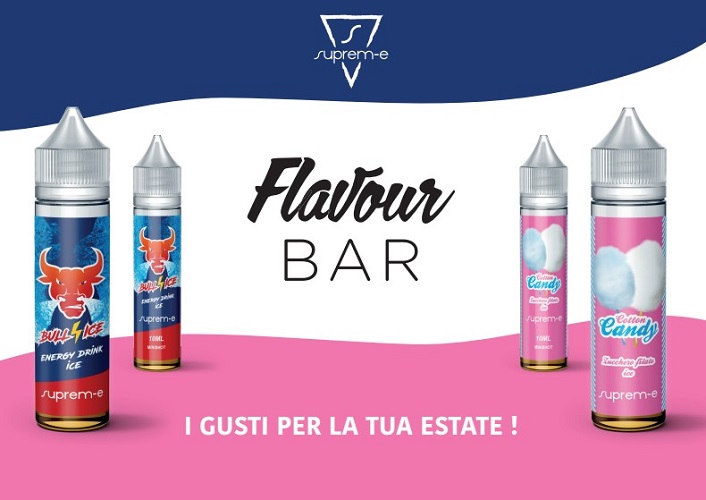 flavour bar Supreme Flavour Bar Bull Ice e Cotton Candy Ice flavourbar