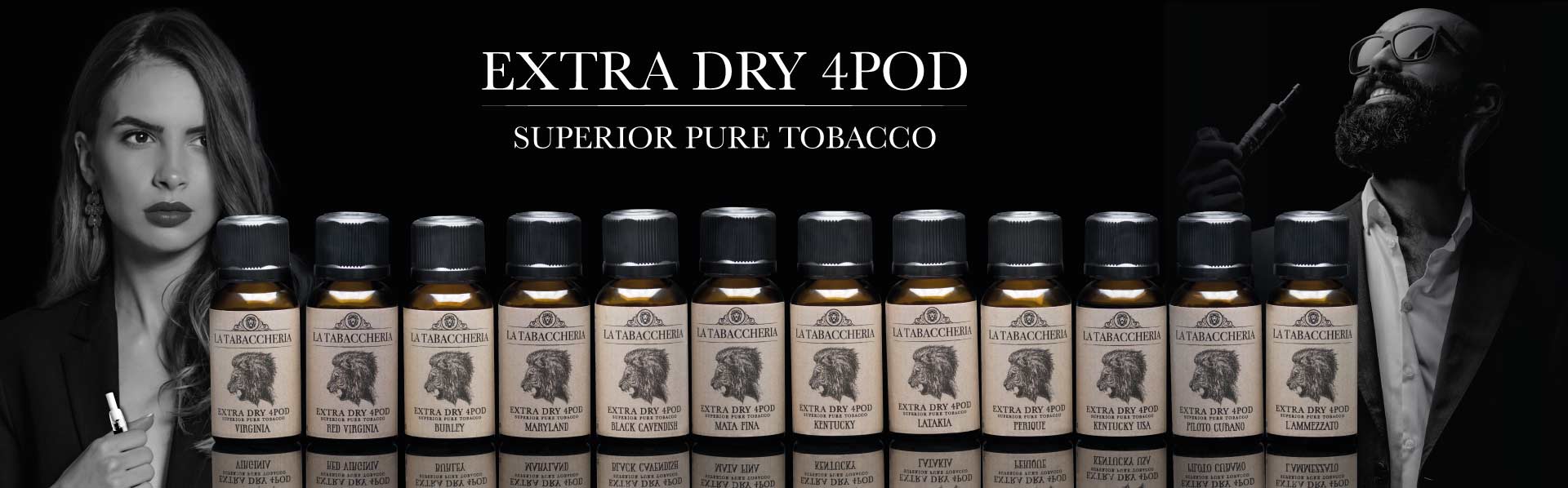 La Tabaccheria Extra Dry 4POD aroma 20ml Superior Pure Tobacco
